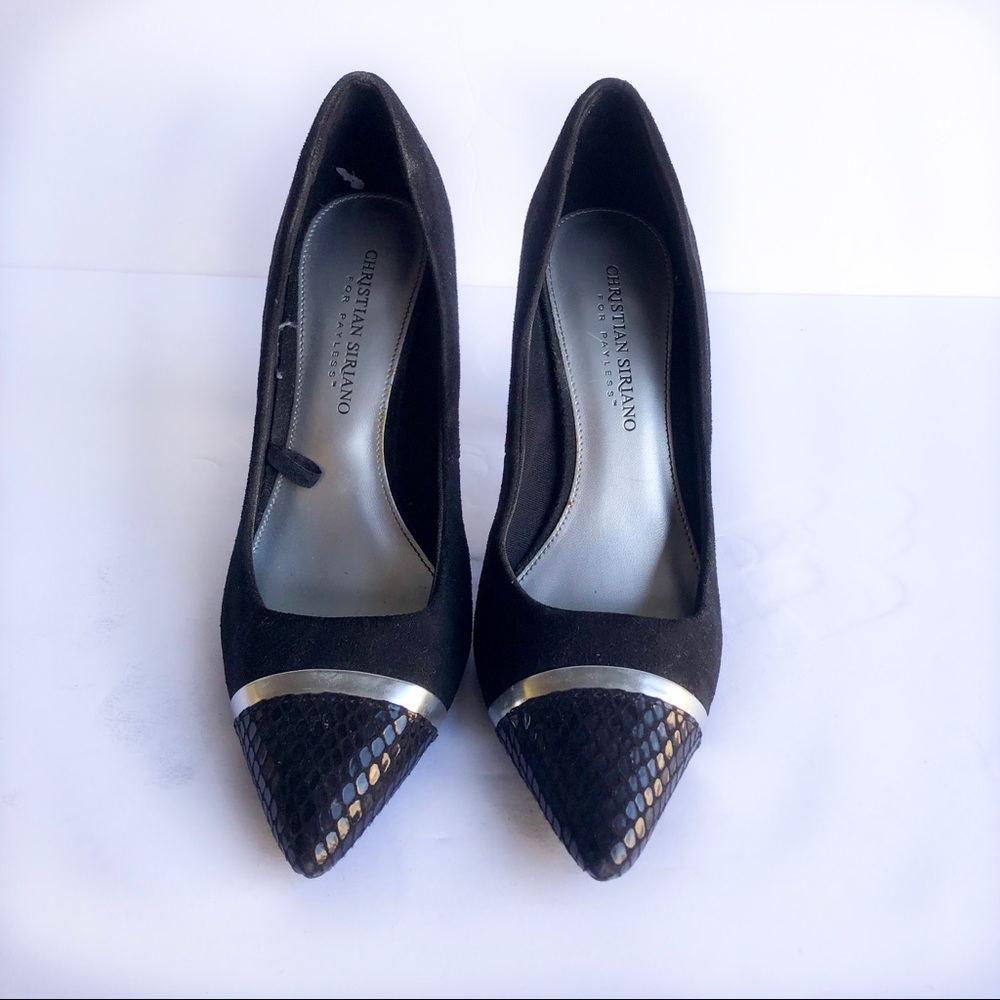 Black Suede Pump